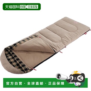 【日本直邮】Coleman 多层棉布袋（米白色）睡袋 四季皆宜 信封式