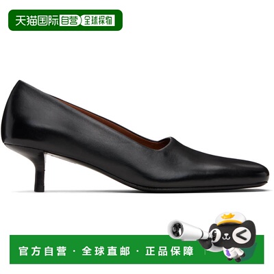 1h可退 香港直邮潮奢 marsell 女士 黑色 Spazzola 中跟鞋 MW8701