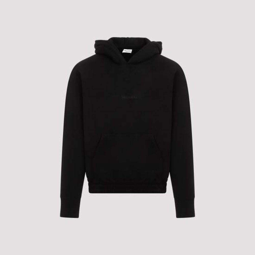 SAINT LAURENT24SS连帽衫 连帽卫衣男773358 Y36SW 1000 NOIR