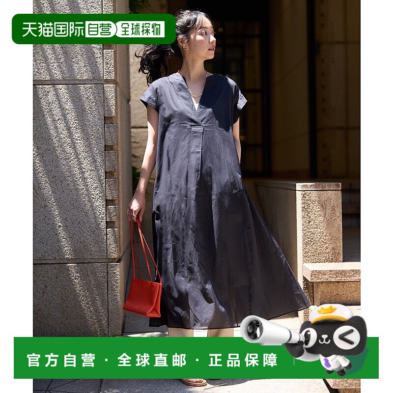 1h可退 日本直邮FREAK'S STORE 女士印度棉法式袖无袖连衣裙（附