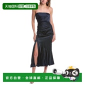 蓝色 septCinq Sept cinq 中长连衣裙 Valmore 美国奥莱