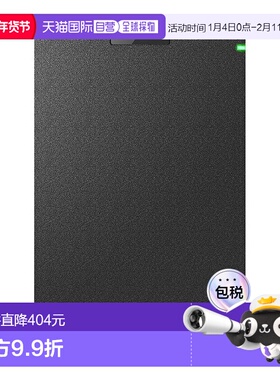 【日本直邮】BUFFALO 外置硬盘1TB USB3.2Gen1 Type-C黑HD-PGAC1U