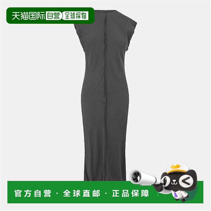1h可退 香港直邮Ami Paris 女士 Ami Ld54 长款连衣裙 grey灰色