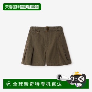歐洲直郵Burberry博柏利 Heritage系列女士軍風(fēng)色棉腰帶設(shè)計(jì)嘎巴
