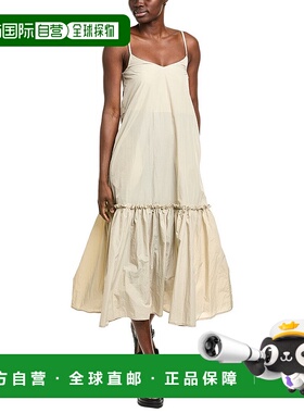 自营 alpha studio阿尔法工作室Spallini Maxi连衣裙-灰色 美国奥