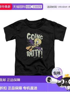 自营gildanLooney Tunes Going Batty 短袖幼儿 T 恤/T 恤 - 黑色