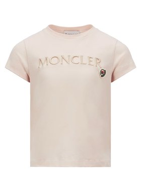 Moncler 盟可睐 女童 刺绣徽标棉质T恤童装 8C0001389AT951N