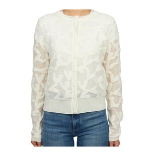 6346074106001 SS2024 白色 MAX 开衫 女士针织毛衣 长袖 MARA