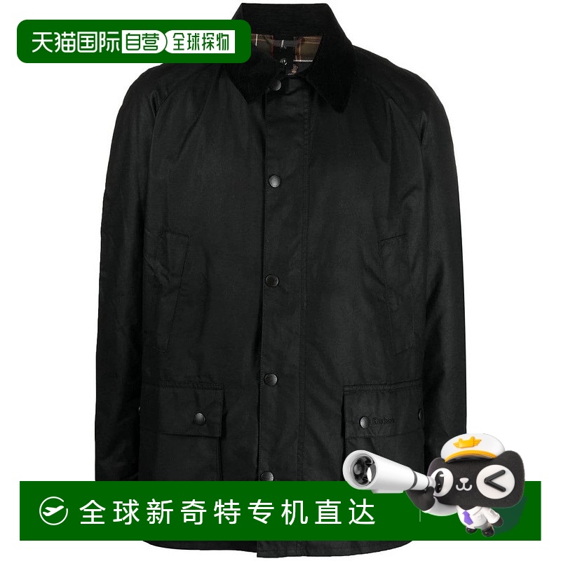 自营 barbour阿什比蜡夹克-黑色 【美国奥莱】直发