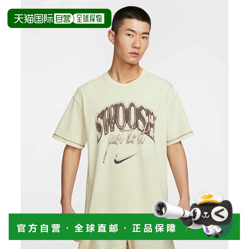 韩国直邮Nike Max90 舒适百搭时尚潮流字母短袖T恤 男款耐克