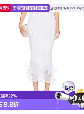 1h可退 香港直邮Simkhai 女士 Kelso 半身裙 2243016K white白色