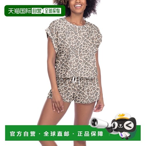 自营 Honeydew Intimates Just Chillin Set - 天然豹纹 美国奥莱