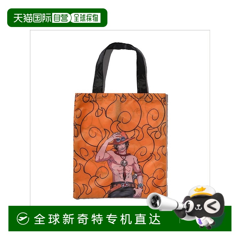 1h可退 日本直邮SPALDING 男女同款 可折叠托特包 火焰花纹 半拉
