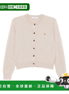 1h可退 香港直邮MAISON KITSUNE 女士 狐狸寶寶常規開襟衫 PW0050