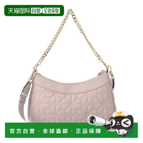 日本直邮kate spade new york 斯佩德花卉绗缝可转换斜挎肩包 KK0