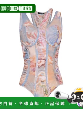 香港直邮BALMAIN 女士连体裤 AF0BA185JG06SHJ SS2023 花色 图案