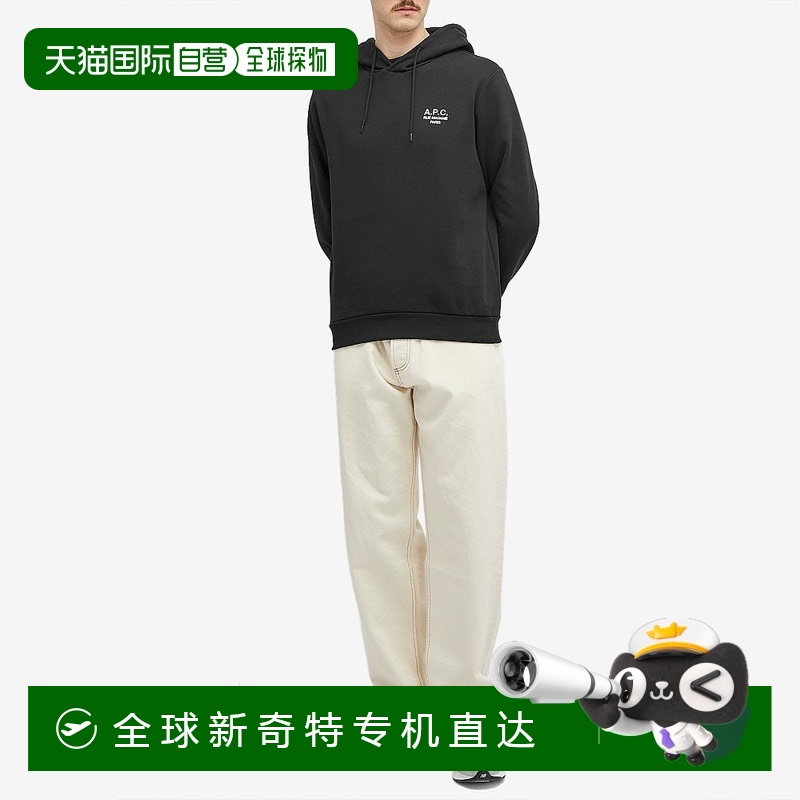 香港直邮潮奢 A.P.C. 男士 连帽卫衣 COHBVM27914 black黑色 舒适