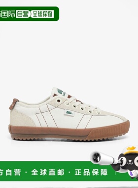 1h可退 日本直邮LACOSTE 女士复古帆布拼接运动鞋 49CFA0007新款