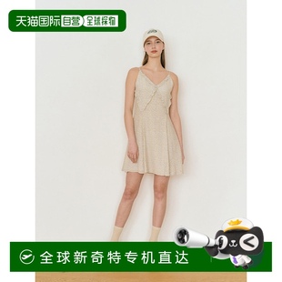 fingers韩版 韩国直邮margarin 少女小清新甜美自然气质连衣裙3016