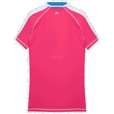 韩国直邮J.Lindeberg金林德伯格圆领短袖T粉色修身GWJT07576-Q113