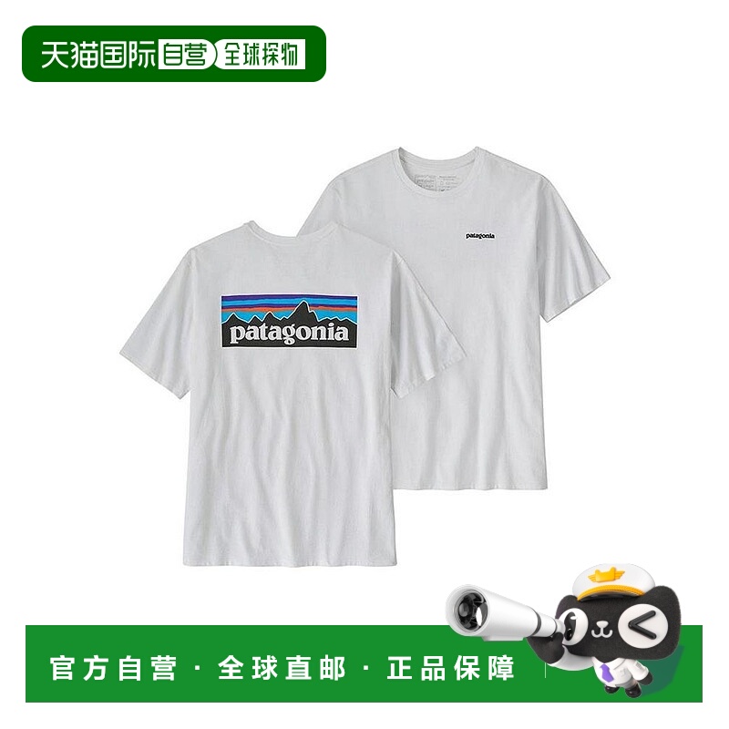 日潮 patagonia P6标志责任感短袖T恤男款 38504运动夏季