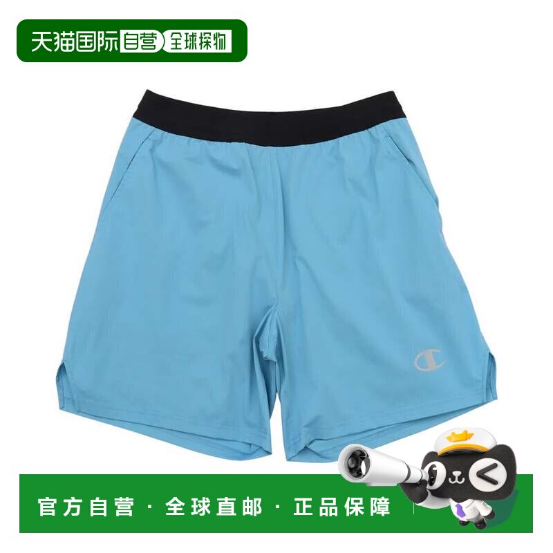 日本直邮Champion 冠军 短裤 篮球服 男女同款 浅灰 蓝速干运动服