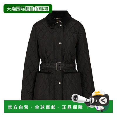 香港直邮BURBERRY 女士夹克 8110378A1189 SS2026 黑色 CHILTERN