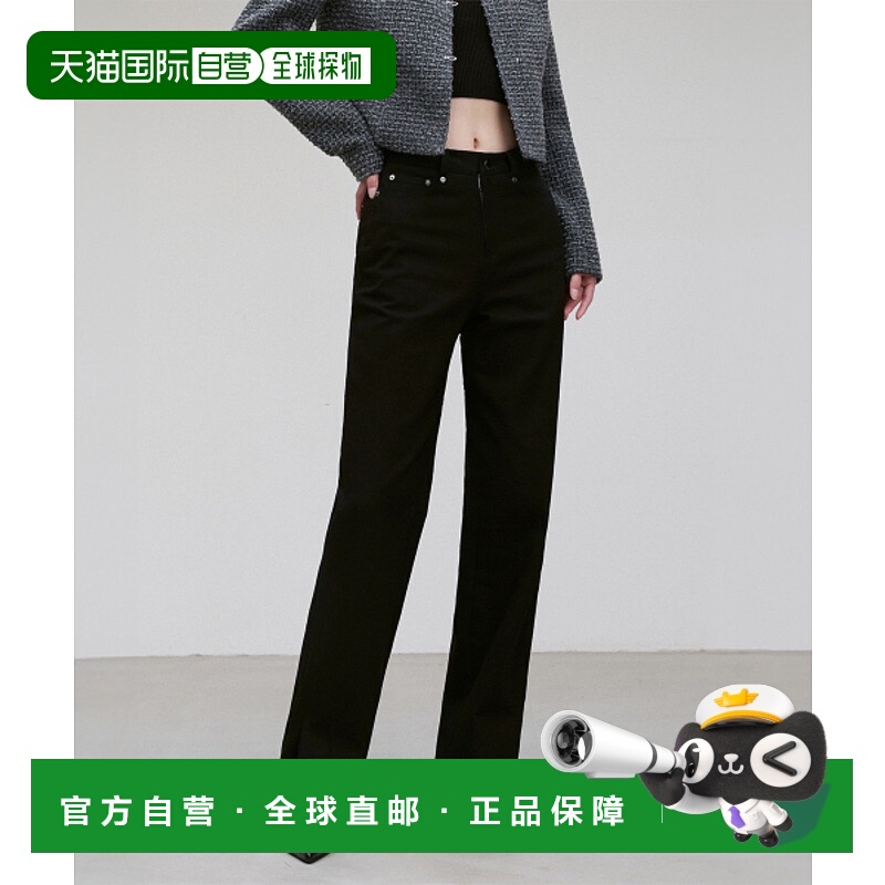 韩国直邮RE RHEE 女士女装牛仔裤RQ4SLO031-0 HEM-SLIT DENIM JEAN