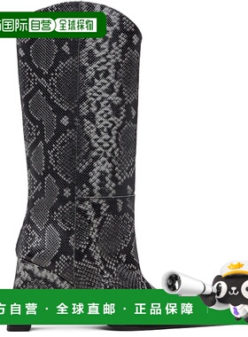 1h可退 香港直邮Coperni 女士 灰色 Bridge Cowboy 高筒靴 COPSH1