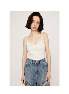 日本直邮SLY LACE DOCKING 吊带背心 [SL3994EW030463] 黑色内搭