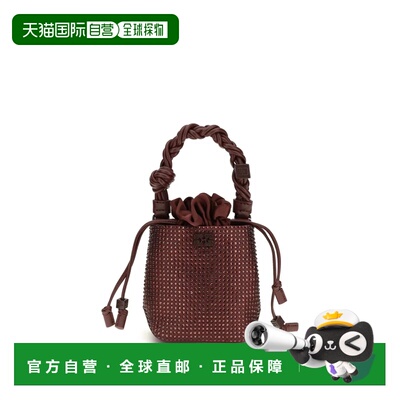 1h可退 香港直邮GANNI 女士手提包 B2100043436 SS2026 红色 Gann