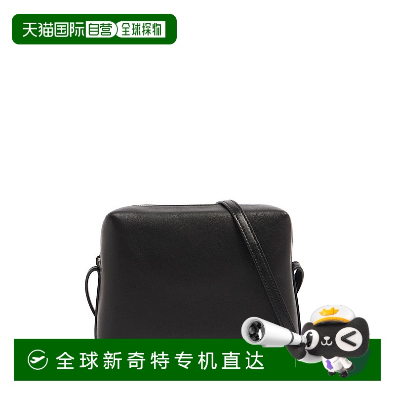 1h可退 香港直邮潮奢 The Row 女士 Regent纳帕皮斜挎包 black黑