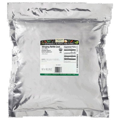 香港直发Frontier Co Op膳食补充剂含有机荨麻切叶453g家用
