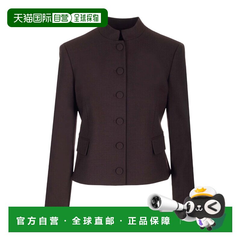香港直邮THEORY 女士西服 N0801124D2D AW2023 棕色支付后1h可退图片