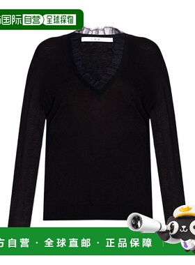 香港直邮Iro HABY 蕾丝装饰套衫 WF12HABYBLACK