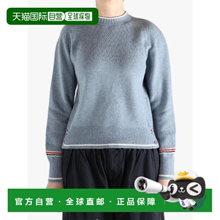 美国直邮THOM BROWNE-女士Pointelle Fair Isle圆领Pulover