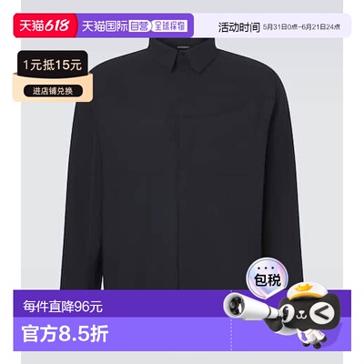 香港直邮Satisfy 男士 Peaceshell 河流衬衫 black黑色 舒适时尚