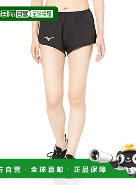【日本直邮】Mizuno美津浓 田径跑步短裤U2MB1011女式 黑色S潮流