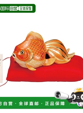 日本直邮九谷烧7号金鱼 红色装饰物护身符流行礼物结婚礼物/祝贺/