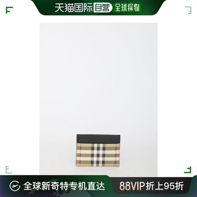 【99新未使用】潮奢 Burberry 巴宝莉 男士Check cardholder 卡包