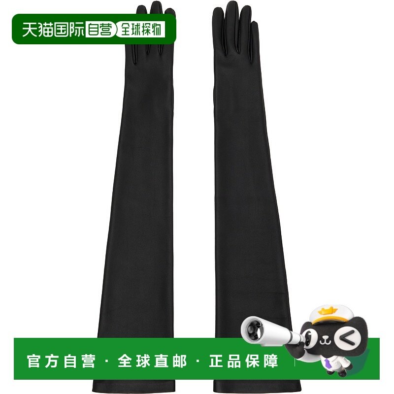 1h可退 香港直邮潮奢 KHAITE 女士 黑色 Remo Long 手套 10119984