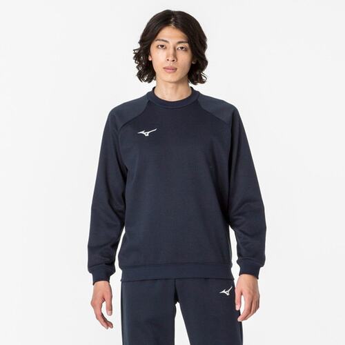 日本直邮MIZUNO Sweat Crew 男女通用田径运动衫男式 32MCA17514