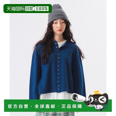 1h可退 日本直邮BEAMS BOY 圆点图案开衫羊毛外套连衣裙羊毛衫