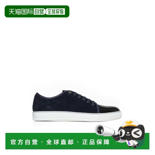 香港直邮LANVIN 男士休闲鞋 FMSKDBB1VBALP1524 CO 蓝色 低帮休闲