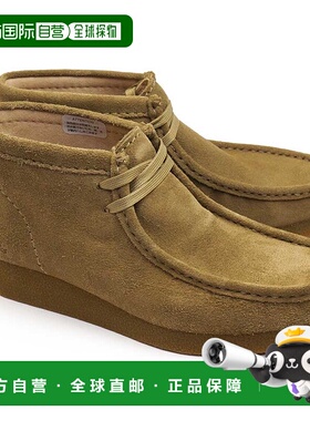 日本直邮Clarks Wallabee 靴子女士 850G Wallaby Evo 靴子真皮短