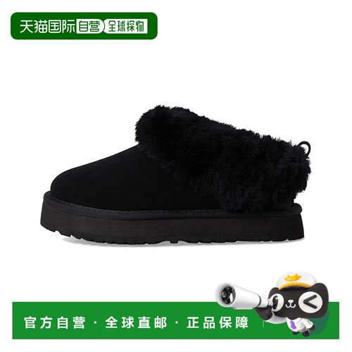 自营UGG Tazzelle 1171198K-BLK Slipper Kids Black Suede Round
