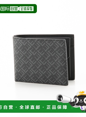 日本直邮Dunhill 折叠钱包签名黑色带零钱包21R2320LT001R