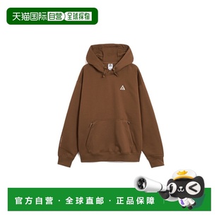 自营欧洲直邮Nike耐克 棕色棉质抓绒连帽卫衣 ACG男士