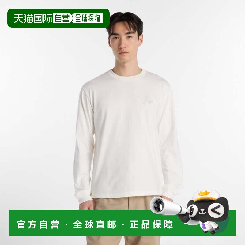 日本直邮New Balance 大谷翔平签名重磅长袖T恤 Sea Salt