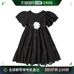 香港直邮潮奢 荷叶边蕾丝连衣裙童装 女童 Patachou 004431